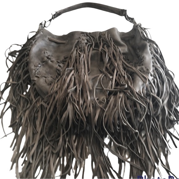 ALL SAINTS Spitalfields BoHo Leather Fringe Bag. This bag is beyond gorgeous! - Picture 3 of 15